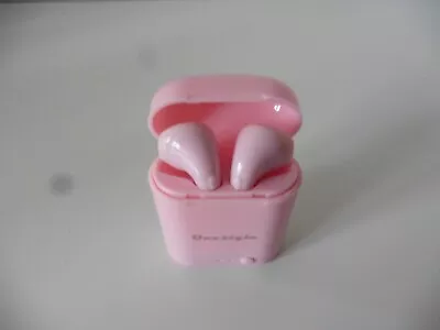 Kaufen Onestyle BT-V7 Bluetooth-Kopfhörer Mit Ladebox, Ohrhörer, IN-Ear, Head-Set Pink • 4.99€
