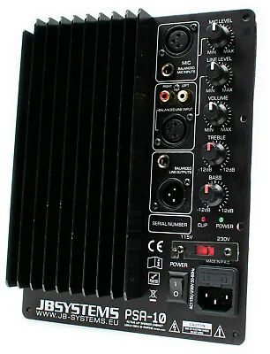 Kaufen JB Systems Einbau Endstufe PA HIFI Aktivmodul Amp Amplifier 160W RMS Bi Amping • 119€