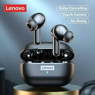 Kaufen Kopfhörer Bluetooth 5.0 Lenovo LP1s Ohrhörer Headset Touch Control Mit Ladebox.. • 24.99€