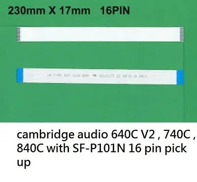 Kaufen 2 Stück 16-poliges Flaches Flexkabel Für Sony NAD DENON ARCAM ROTEL AUDIO... • 6.85€