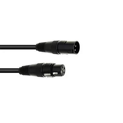 Kaufen LightmaXX DMX Kabel, 10m, 3-polig, XLR, Professionelles Verbindungskabel, Schwar • 18€