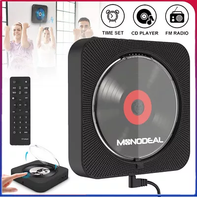 Kaufen Tragbar CD Player Bluetooth HiFi Lautsprecher Fernbedienung FM-Radio AUX/USB DHL • 47.99€