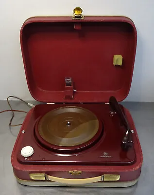Kaufen ELAC Star Tragbarer Koffer Plattenspieler Museumsstück Party Record Player ~1957 • 130€