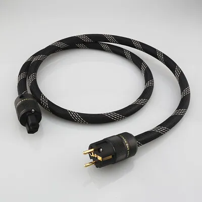Kaufen HIFI Powercord High-End Netzkabel C13 Schukostecker Audio-Stromkabel • 65.45€