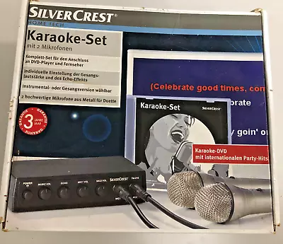 Kaufen SilverCrest Karaoke-Anlage TM210 Mit 2 Mikrofonen, Gebr., Top Zust.! • 29.90€