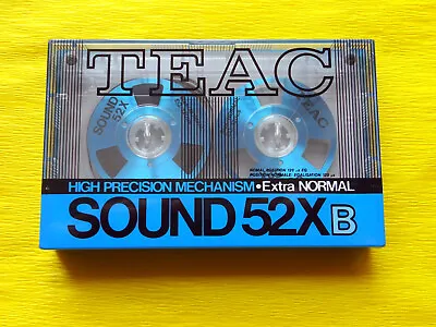 Kaufen 1x TEAC SOUND 52X B (Blue) REEL To REEL Cassette Tape 1986 + OVP + SEALED + • 199.90€