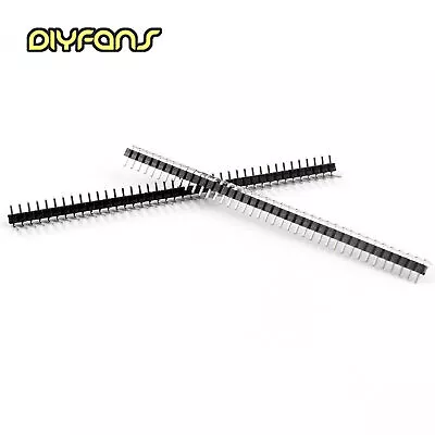 Kaufen 17Pcs 40Pin 2.54mm Single Row Right Angle Pin Header Streifen Arduino Kit • 2.99€