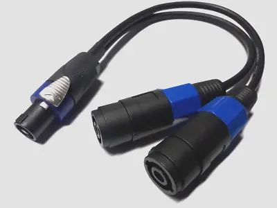 Kaufen Adapter Y-Kabel Splitter Neutrik Speakon Stecker-2 X Speaker Buchse/Kupplung • 20.95€