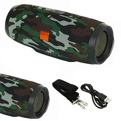 Kaufen 40w Tragbare Bluetooth-Lautsprecher Stereo Wasserdicht Bass Mp3 USB/TF AUX UK • 22.57€