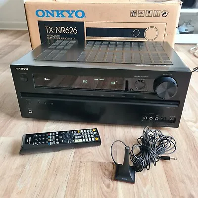 Kaufen Onkyo TX-NR626 Receiver 7.2-Kanal AV 4K Ultra HD HDMI WIFI USB Internet OVP OSD • 369.99€