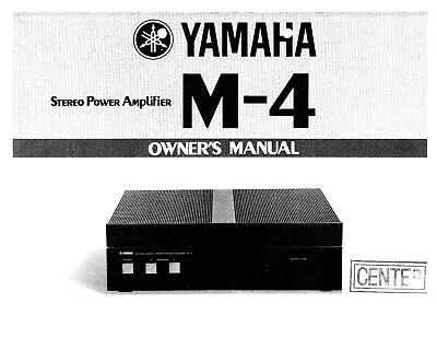 Kaufen Bedienungsanleitung-Operating Instructions Für Yamaha M-4  • 10€