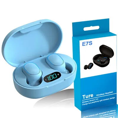 Kaufen E7S Wireless Kopfhörer 5.0 Bluetooth Ohrhörer Hifi Verlustfrei Sound Headsets • 21.54€
