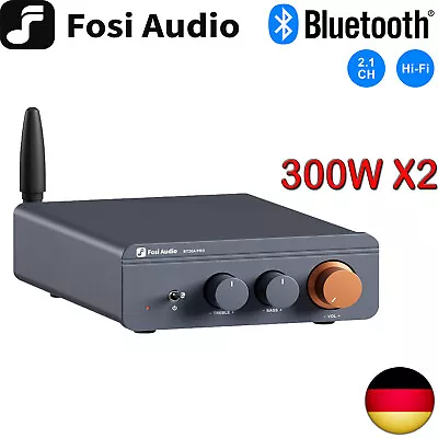 Kaufen Fosi Audio BT20A Pro 600W Verstärker Hifi Stereo Receiver Bluetooth 5.0 2 Kanal • 82.99€