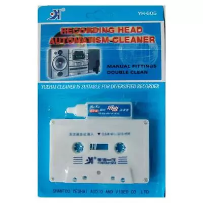 Kaufen Tonband-Kassettenkopf-Reiniger, Entmagnetisierer Mit 1 Reinigungsflüssigkeit • 3.21€