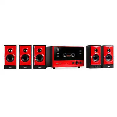 Kaufen Edel Oneconcept V51-red 5.1 Aktiv Surround Sound System Lautsprecher Boxen Set • 104.99€