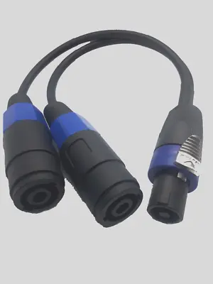 Kaufen Adapter Y-Kabel Splitter Neutrik Speakon Stecker-2 X Speaker Buchse/Kupplung • 20.95€