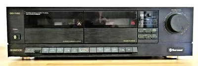 Kaufen Sherwood DD-1130 Stereo Doppelkassettendeck Kassettenrecorder Tapedeck Bastler  • 12.98€