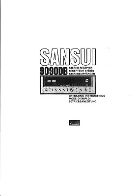 Kaufen Operating Instructions-Betriebsanleitung Für Sansui 9090 DB • 9.50€