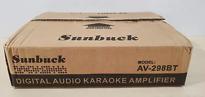 Kaufen Sunbuck AV-298BT Bluetooth 4.1 Stereo AV Surround Amplifier Karaoke _2.6_5 • 119.95€