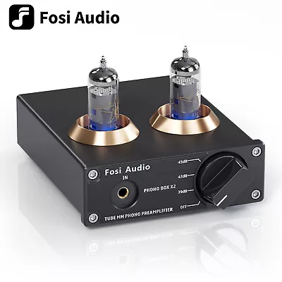 Kaufen Fosi Audio BOXX2 MM Phono Vorverstärker Phonovorstufe Plattenspieler Tube Preamp • 59.99€