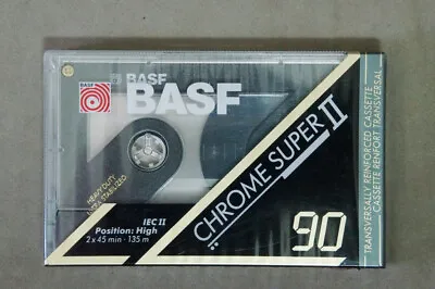 Kaufen Basf Leerkassette Musikkassette 90min Chrom Super Ii Ovp Eingeschweisst • 9.99€