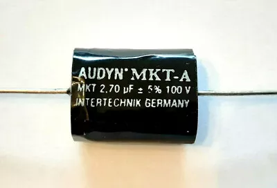 Kaufen 2x Intertechnik AUDYN MKTA/2.7/100 Folienkondensator MKT 2,7 µF 100VDC • 5.50€