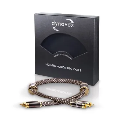Kaufen Dynavox Black Line  High-End Stereo-Cinchkabel (RCA) - 0.6 M (60 Cm) • 60€