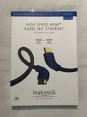 Kaufen INAKUSTIK PREMIUM HDMI KABEL Winkel Stecker 2 Meter • 17.99€