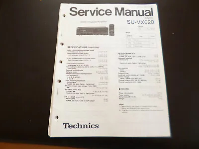 Kaufen Original Service Manual Technics SU-VX620 • 11.90€