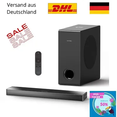 Kaufen Soundbar Für TV- Wireless Subwoofer 2.1 ULTIMEA Nova S40 Bluetooth 5.3 HDMI USB • 77.99€