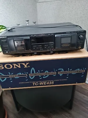 Kaufen Sony TC-WE435 Kassettendeck / Stereo Cassette Deck / OVP • 110€