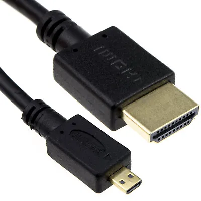 Kaufen Mikro D HDMI High Speed Kabel Zu HDMI Für Tablets & Kameras Zu TV Monitor 1m • 5.33€