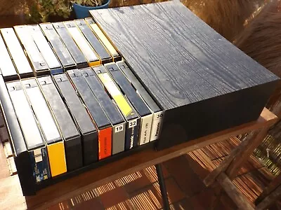 Kaufen Video Kassetten Aufbewahrungsbox VHS Für Bis Zu 18 Cassetten Aus Holz ***TOP**** • 19.90€