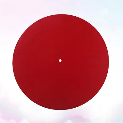 Kaufen  Rot Plattentellerauflage Aus Kork Acryl-Plattenspieler-Matte • 10.38€