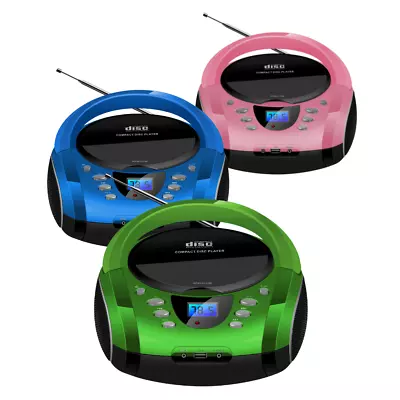 Kaufen Tragbares MP3 CD-Radio Boombox CD-Player Stereoanlage Kinder Radio In 3 Farben • 39.90€