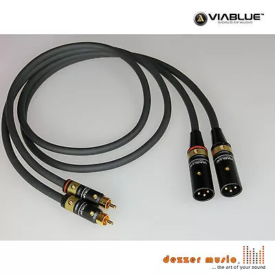 Kaufen ViaBlue 2x 1m Adapterkabel NF-A7 T6s / XLR Cinch Male / High End…SPITZENKLASSE • 158.90€