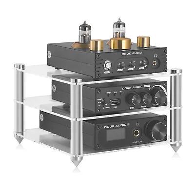 Kaufen Audio-Rack-Ständer Für HiFi Verstärker Amplifier/DAC Acrylic Mount Stand Bracket • 77.34€