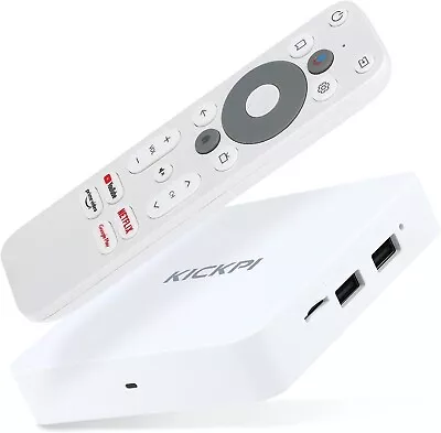 Kaufen Streaming Box Android Wifi Iptv 4K UHD Tvbox 32GB Media Set-top-box Weiß • 89.90€