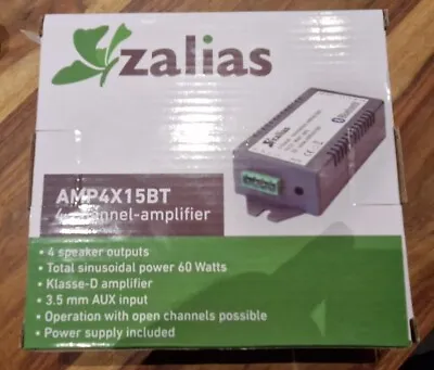 Kaufen Zalias AMP4X15BT Bluetooth 4-Kanal- Verstärker NEU Originalverpackt • 105€