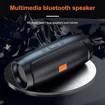 Kaufen Neu Tragbarer Bluetooth Lautsprecher Sound Box Stereo - Subwoofer USB ✅ • 19€