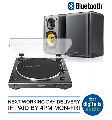 Kaufen Audio-Technica Bluetooth AT-LP60XBT Plattenspieler + Edifier R1010BT Aktivlautsprecher • 261.62€