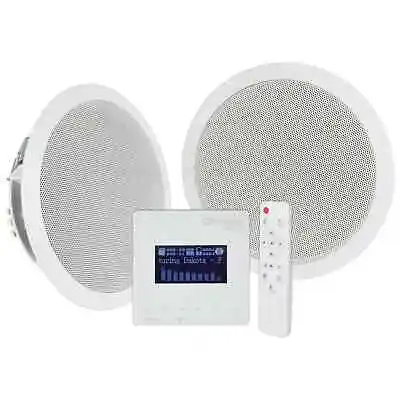 Kaufen Adastra In-Wall Bluetooth FM Radio Musiksystem Mit Deckenlautsprechern & Fernbedienung • 87.54€