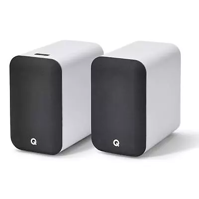 Kaufen Q Acoustics M20 Kabellose Bücherregal-Lautsprecher AptX HD Bluetooth 5 Weiß • 339.50€
