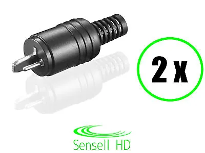 Kaufen Sensell 2 DIN Lautsprecherstecker 2,2mm Schraubbar Lötfrei Knickschutz HiFi  • 3.69€