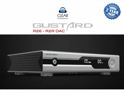 Kaufen Gustard R26 R2r Dsd Dac Digital Analog Conv Usb Streamer Da Wandler Highend-sl* • 1,492.50€