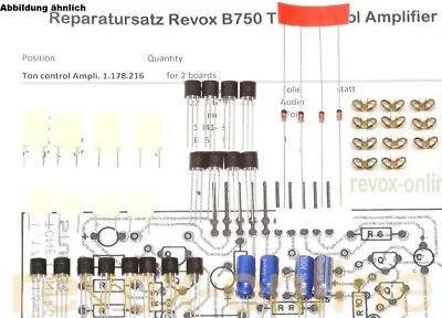 Kaufen Reparatursatz Tone Control (Klangregelung) Für Studer Revox B750 • 29.90€