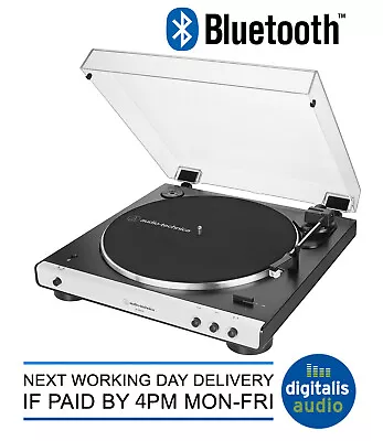Kaufen Audio-Technica AT-LP60XBT Bluetooth Plattenspieler Plattenspieler AT-LP60X BT Weiß • 189.71€