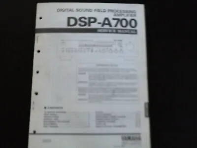 Kaufen Original Service Manual Schaltplan Yamaha DSP-A700 • 11.90€