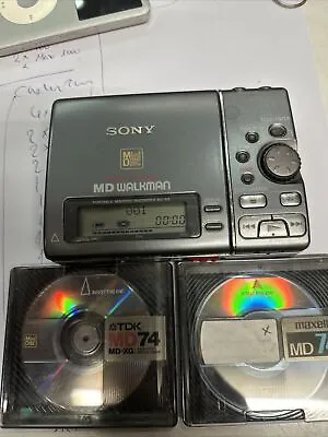 Kaufen Sony Minidisc MD Walkman Player Recorder MZ-R3 Funktioniert Einwandfrei • 99€