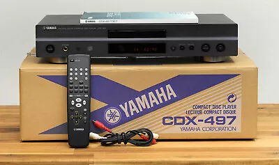 Kaufen Yamaha CDX-497 CD-Player In Schwarz + FB + BDA + OVP • 135€